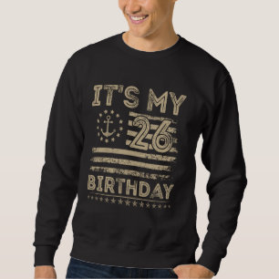 26e Verjaardag Zeiler American Nautical Sailing BD Trui