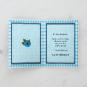 26ème carte photo pour un anniversaire (Intérieur)