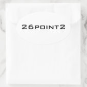 26Point2 (26.2) Ovale Marathon Sticker (Tas)