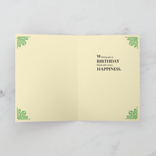 2704 Céltic Dance Sing Live, Carte Anniversaire (Intérieur)