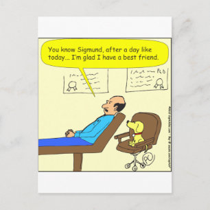 272 beste vriend cartoon in kleur briefkaart