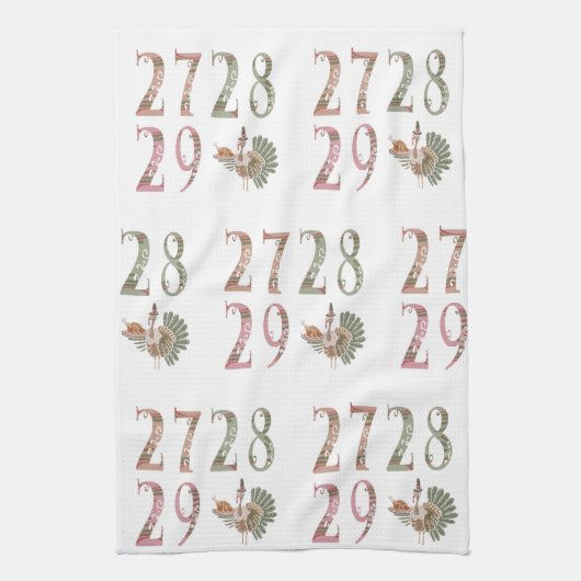 27 28 29 Turkey | Community Sharing of Blessings Theedoek (Verticaal)