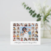 27 Foto Collage Voeg uw eigen Wenskaart toe Kaart (Staand voorkant)