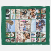 27 Fotocollage gepersonaliseerd Fleece Deken (Voorkant (Horizontaal))