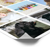 27 Fotocollage gepersonaliseerd Poster (Hoek)
