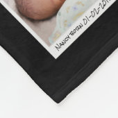 27 Fotocollage met aangepaste tekst Fleece Deken (Hoek)