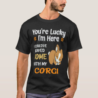 27 Ik had thuis kunnen blijven met Corgi T-shirt