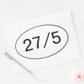 27-in-5 sticker (Envelop)