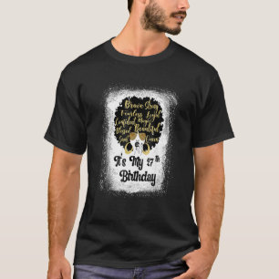 27 jaar oud leopard Melanin Girl Het is mijn verja T-shirt