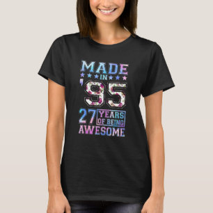 27 jaar oude vrouwen voor verjaardag geboren in 19 t-shirt