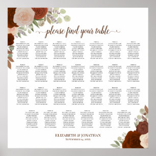 27 Tableau Rouille Orange Rose Mariage Tableau de 
