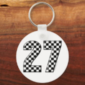 27 vlagnummer controleurs sleutelhanger (Voorkant)