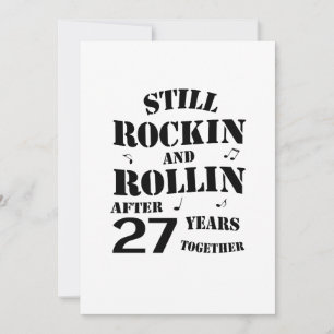 27e Jubileum - 27 jaar Jubileum paren Kaart
