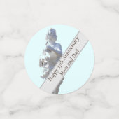 27e Jubileum Schets bewerkbaar Confetti (Kleine voorkant)