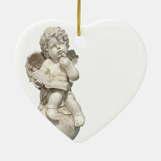 27e Jubileum voor bruiloft, beeldspraak Keramisch Ornament (Achterkant)