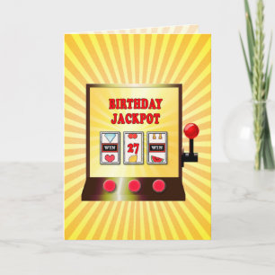 27e verjaardag gokkaart kaart