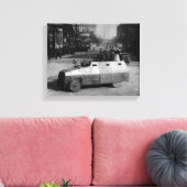 27th March 1917: The armoured vehicle squadron Canvas Afdruk (Insitu (Woonkamer))