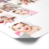 28 Aangepast gepersonaliseerd fotocollage Poster (Hoek)
