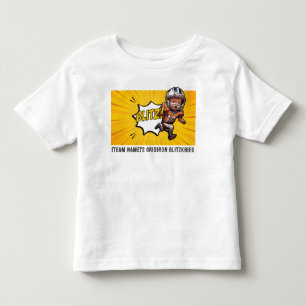 #28 Aanpasbare Gridiron Blitzkrieg van [Teamnaam] Kinder Shirts