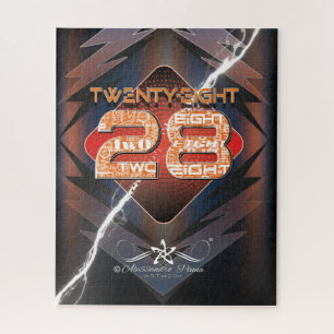 28 Achtentwintig Legpuzzel