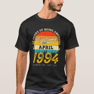 28 april 1994 Quarantine 28 jaar T-shirt