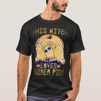 28 Deze Heks Houdt van Cavia's Halloween T-shirt