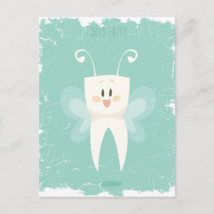28 februari - Dag van de Tooth Fairy Briefkaart