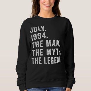 28 Jaar Oud Verjaardag Het Man Myth Legend 19 juli Trui