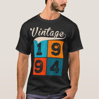 28 jaar oud voor mannen op de verjaardag van 1999 t-shirt