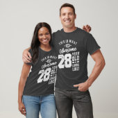 28 jaar oude cadeau | 28e verjaardag van cadeauide t-shirt (Unisex)
