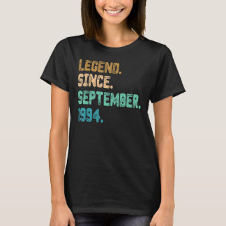 28 jaar oude leggende sinds september 1994 28e geb t-shirt