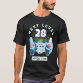 28-jarige gamer Next Level 28-gamingcontroller T-shirt (Voorkant)