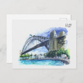 28 : Kirribilli uitkijk Briefkaart (Voorkant / Achterkant)
