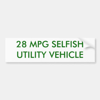 28 MPG ZELFSTANDIGHEDEN BUMPERSTICKER