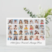 28 Photo Collage Ajoutez Votre Propre Carte Plat D (Debout devant)