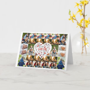 28 Photo Collage Lijst met Liefde Hoor Centerpiece Kaart