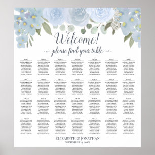 28 Tableau Bleu Dusty Floral Boho Chic Seating Cha