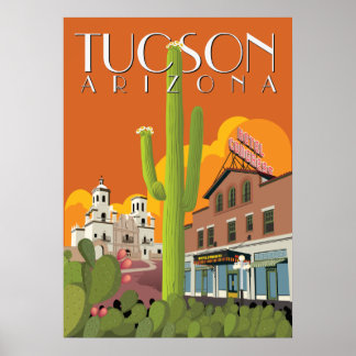 28 x20-inch Hotel Congress — Tucson, Arizona Poster