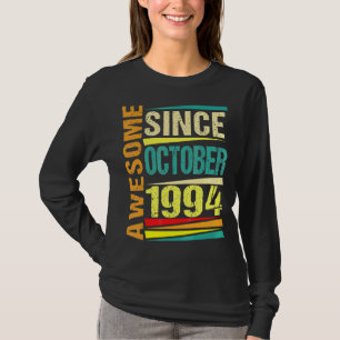 28 Years Old Legend Since October 1994 28th Birth T-shirt