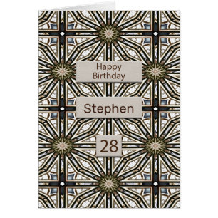 28e anniversaire Abstrait Mandala Design