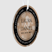 28e anniversaire du Mariage de lin élégant (devant)