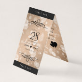 28e anniversaire du Mariage de lin élégant (Back)