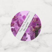 28e bruiloft Jubileum Orchid Confetti (Kleine voorkant)