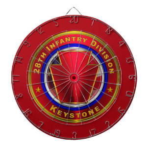 28e Infanteriedivisie “Keystone” Dartbord