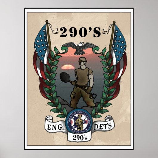 290's ENG. DET's Poster (Voorkant)