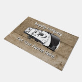 297Rsts Groot-Design trailer Brown Deurmat (Schuin)