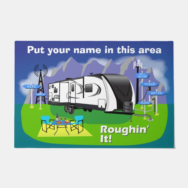 297rsts Grote Ontwerpreflectie Deurmat (Voorkant)