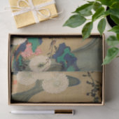 29. 菊 流 図, 若 冲 Chrysanthemum & Stream, Jakuchüu Tissuepapier (Geschenk)