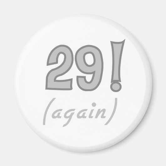 29 alweer magneet (Voorkant)