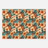 #29 Bloemen patroon Inpakpapier Vel (Voorkant)